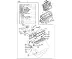 kia 100013 Короткоходный двигатель и комплект прокладок (03/03)