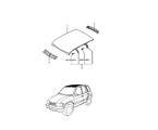 kia 536011 BODY PANELS (ROOF)