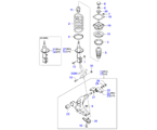kia 340011 SUSPENSION MECHANISM-FRONT