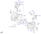 kia 43431A11 корпус АКП