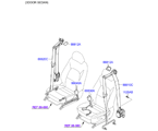 kia 8888812 ремень безопасности передних сидений (02/02)
