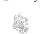 kia 20201B11 Подрамник двигателя в сборе (01/02)