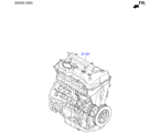 kia 20201B12 Подрамник двигателя в сборе (02/02)