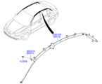 kia 8456911 CURTAIN AIRBAG