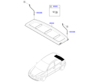 kia 8485911 Облицовка полки