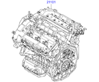 kia 2020111 Подрамник двигателя в сборе
