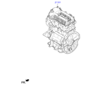 kia 20201A11 SUB ENGINE