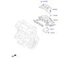 kia 28285B11 Выпускной коллектор