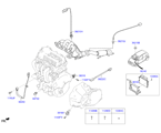 kia 28390B11 электронный блок управления двигателем