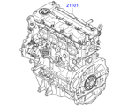 kia 20201B11 SUB ENGINE ASSY