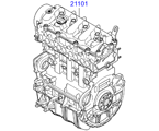 kia 20201D11 SUB ENGINE ASSY