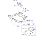 kia 6062411 Подрамник передней подвески