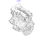 kia 20201A21 Подрамник двигателя в сборе
