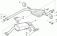lancia  СПУСКНОЙ ТРУБОПРОВОД