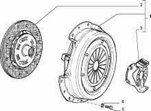lancia  СЦЕПЛЕНИЕ 
