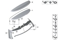 mini 41_2564 Багажная дверь, дополнительные элементы