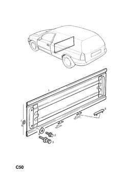 opel 1 ПЕРЕГОРОДКА