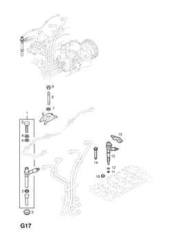 opel 41 ТОПЛИВНЫЙ ИНЖЕКТОР (ПРОДОЛЖ.)