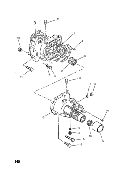 opel 5 BOITIER ET COUVERCLES DE TRANSMISSION (SUITE)