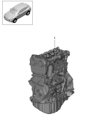 porsche 101025 Двигатель с ГБЦ. состоит из:. Крышка ГБЦ. Головка блока цилиндров. Блок цилиндров. Коленчатый вал. Масляный поддон