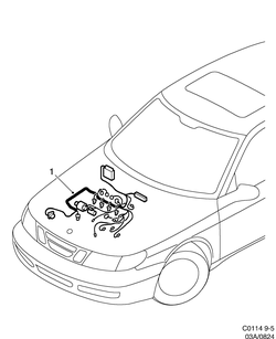 saab C0114 Двигатель