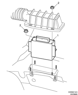saab C0592 Блок управления - Trionic
