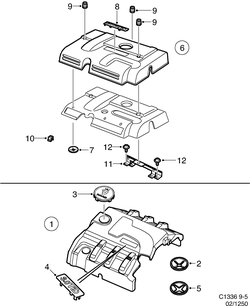 saab C1336 Motorrumsavtдckning