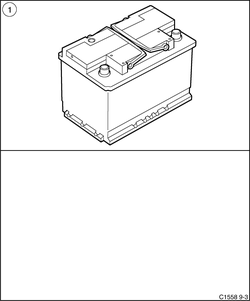 saab C1558 Аккумулятор