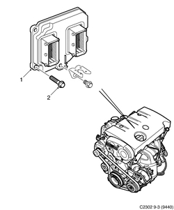 saab C2302 Блок управления