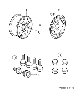 saab C3208 Колесо - 15