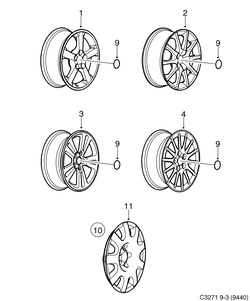 saab C3271 Колесо - 16
