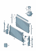 seat 122065 Радиатор охлаждающей жидкости. Бачок, компенсационный