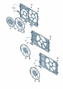 seat 122076 Рамка вентилятора. Рамка для двух вентиляторов