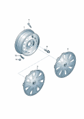 seat 601010 Стальной диск. Колпак колеса