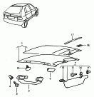 skoda 867000 Формованная панель потолка