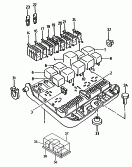skoda 937000 Блок коммутационный. Реле