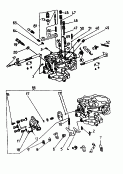 skoda 129030 carburetor-single parts. 08.80 - 07.84.                for carburetor: