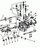 skoda 129040 carburetor-single parts. 08.84 - 12.89.                for carburetor: