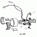 skoda 819030 Детали не в сборе. Электродвигатель вентилятора
