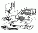skoda 807010 Ветровое стекло (многослойное). Бампер. 08.83 - 12.89. 08.84 - 12.89