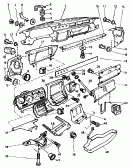 skoda 857010 Панель приборов. Комбинация приборов. 08.81 - 12.89