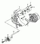 skoda 903065 Детали крепления для генератора