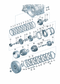 skoda 323050 forward, reverse gear clutch. planet pinion carrier. converter. for 4-speed automatic gearbox