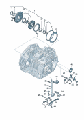 skoda 321055 oil pump. shift rod. for 4-speed automatic gearbox