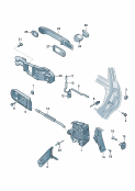 skoda 839000 door lock. inner actuator