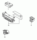 skoda 972090 Корпус штекера