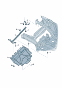 skoda 18005 engine/gearbox assy skid plate
