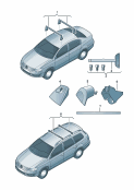 skoda 71080 genuine accessories. base carrier