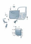 skoda 867040 Обивка двери. * Заказывать вручную по номеру * детали с указанием VIN а/м. * По возможности, прилагать * копию таблички с данными * автомобиля. .