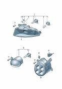 skoda 941040 halogen fog lamp. day driving lights. ==============================